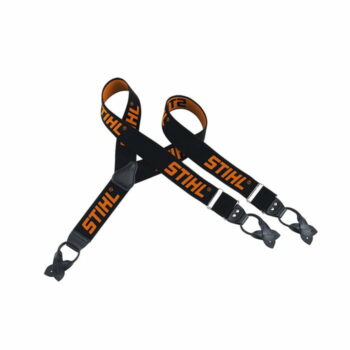 STIHL Bretels Lederen lussen Zwart
