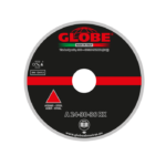 Globe G0123 Afbraamschijf – verzonken center – 125 x 6.5 x 22.2mm – A24-30-36-R – ijzer & staal – 25 stuks