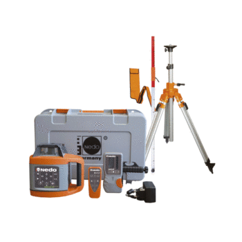 Nedo Sirius 1 HV green Set Rotatielaser met ACCEPTORgreen - Laserklasse 3R