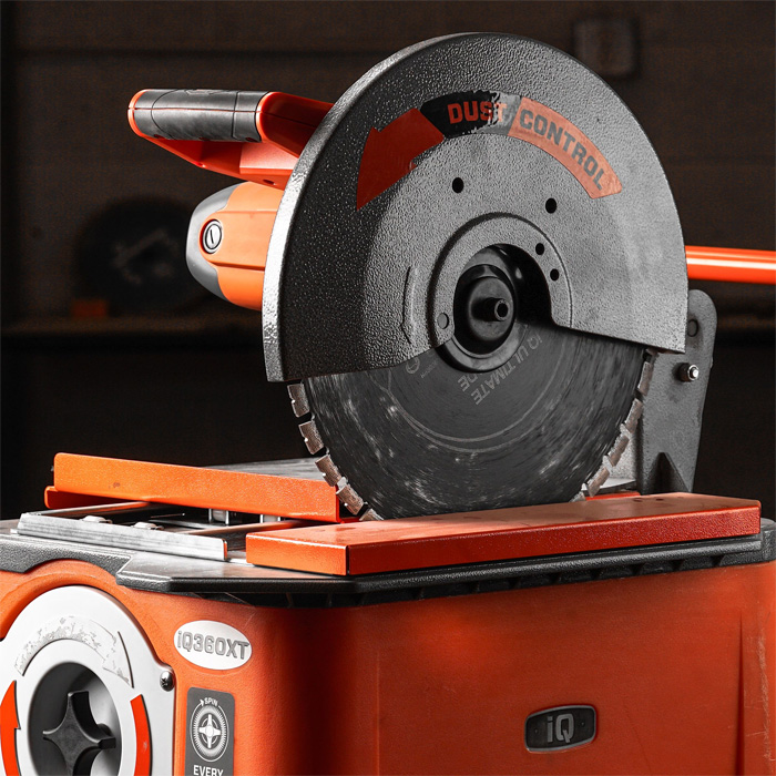 IQ360XT Stofvrije Tegelzaagmachine 4