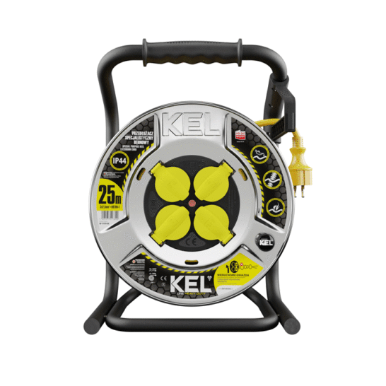 Plastrol 3x2.5mm² Neopreen Kabelhaspel 230V IP44 25M Plastrol 3x2.5mm² Neopreen Kabelhaspel 230V IP44 25M