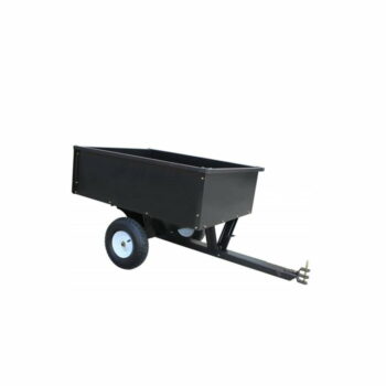 Turfmaster Aanhangwagen met kipbak in metaal - verwijderbare achterklep