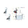 TechnoPIU PTR 04 Beschermkap t.b.v. Kolomboormachines - 140 mm