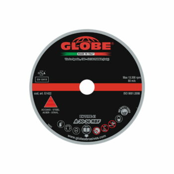 Globe G1423 Doorslijpschijf Vlak 125x2.5x22.2mm 50 stuks