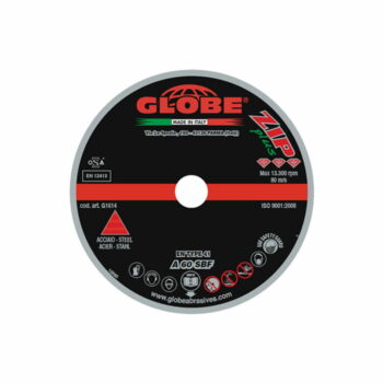 Globe G1713 Doorslijpschijf Vlak 125x1.6x22.2mm 25 stuks