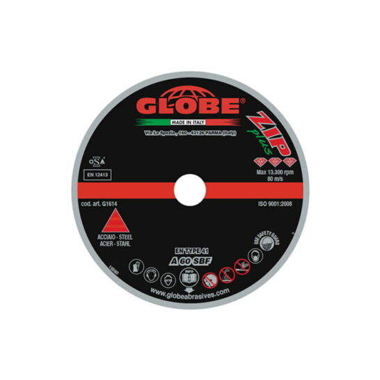 Globe G1715 Doorslijpschijf Vlak 180x2x22.2mm 50 stuks