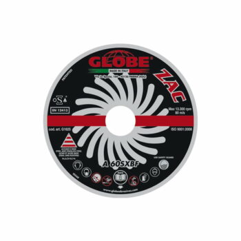 Globe G1722 Doorslijpschijf vlak 125x1.3x22.2mm 25 stuks