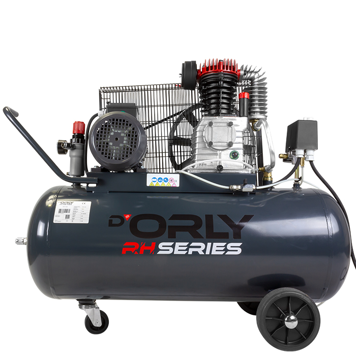 D’Orly RH-series DRH-1004 Zuigercompressor – 100 L – 450 L/min – Prof