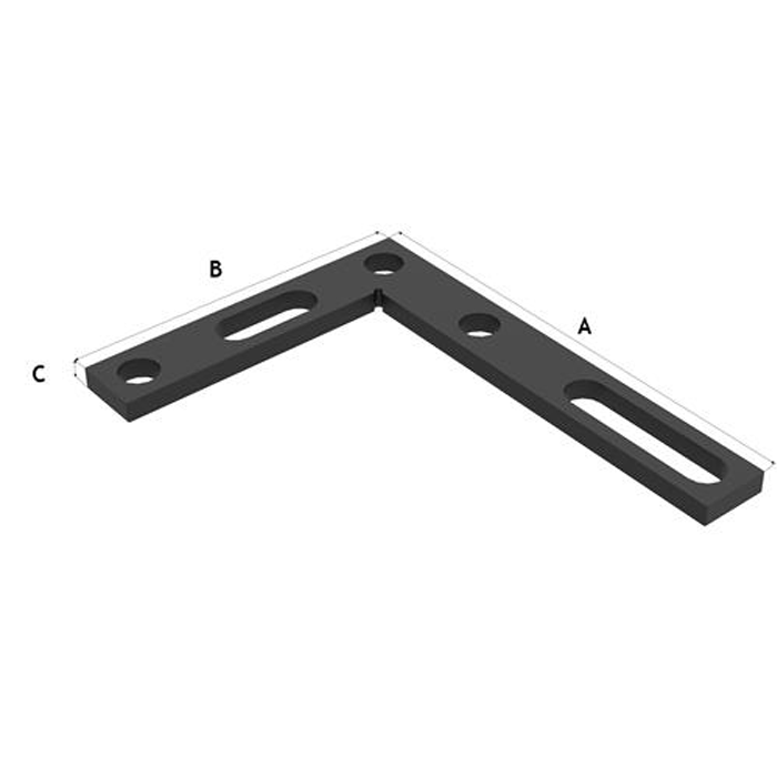 Weldkar Platte winkelhaak 350×250 mm tbv Lastafel Weldkar