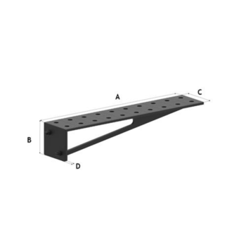Weldkar Verlengstuk tafel 1000x200 mm t.b.v. Lastafels Weldkar