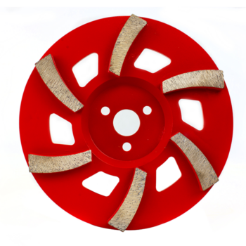 Bycon Diamantschijf 180mm K30 - 6 segmenten - Zachte binding - Medium Korrel