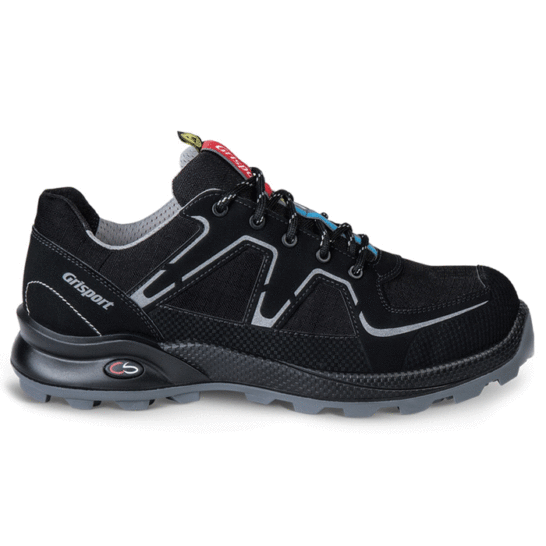 Grisport S3 Nordic Lage werkschoen Zwart/Grijs
