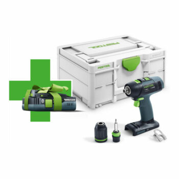 Festool T18+3 Basic Accu Schroefboormachine - BODY + Gratis accu