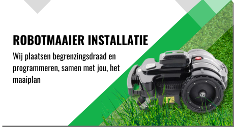 Robotmaaier installatie